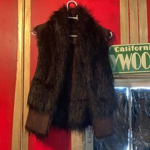 Furry Vest by Zara Basic